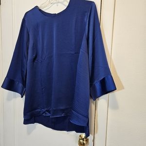 Universal Standard royal blue tunic